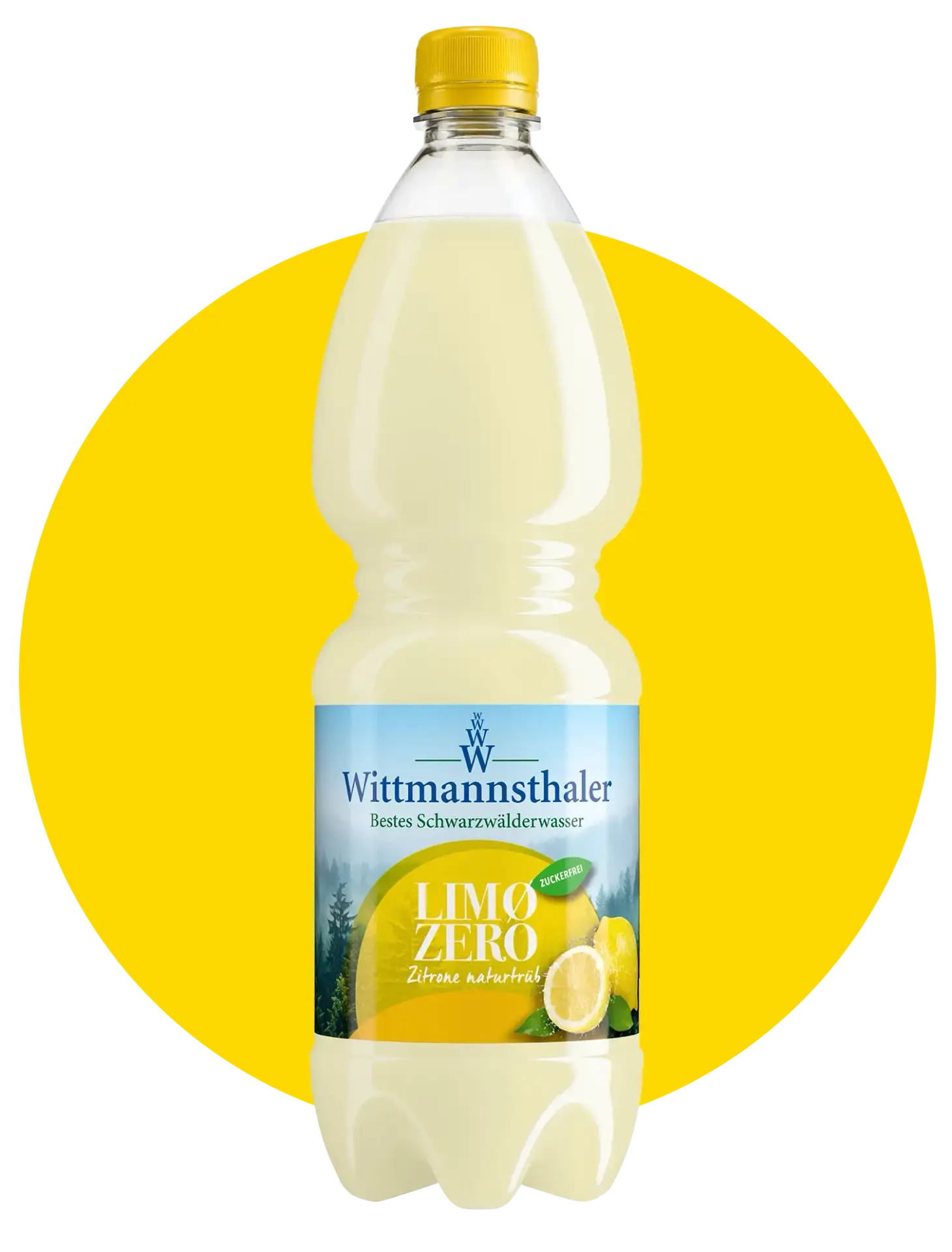 Wittmannsthaler Limø Zero, 1,0-Liter-PET-Flasche