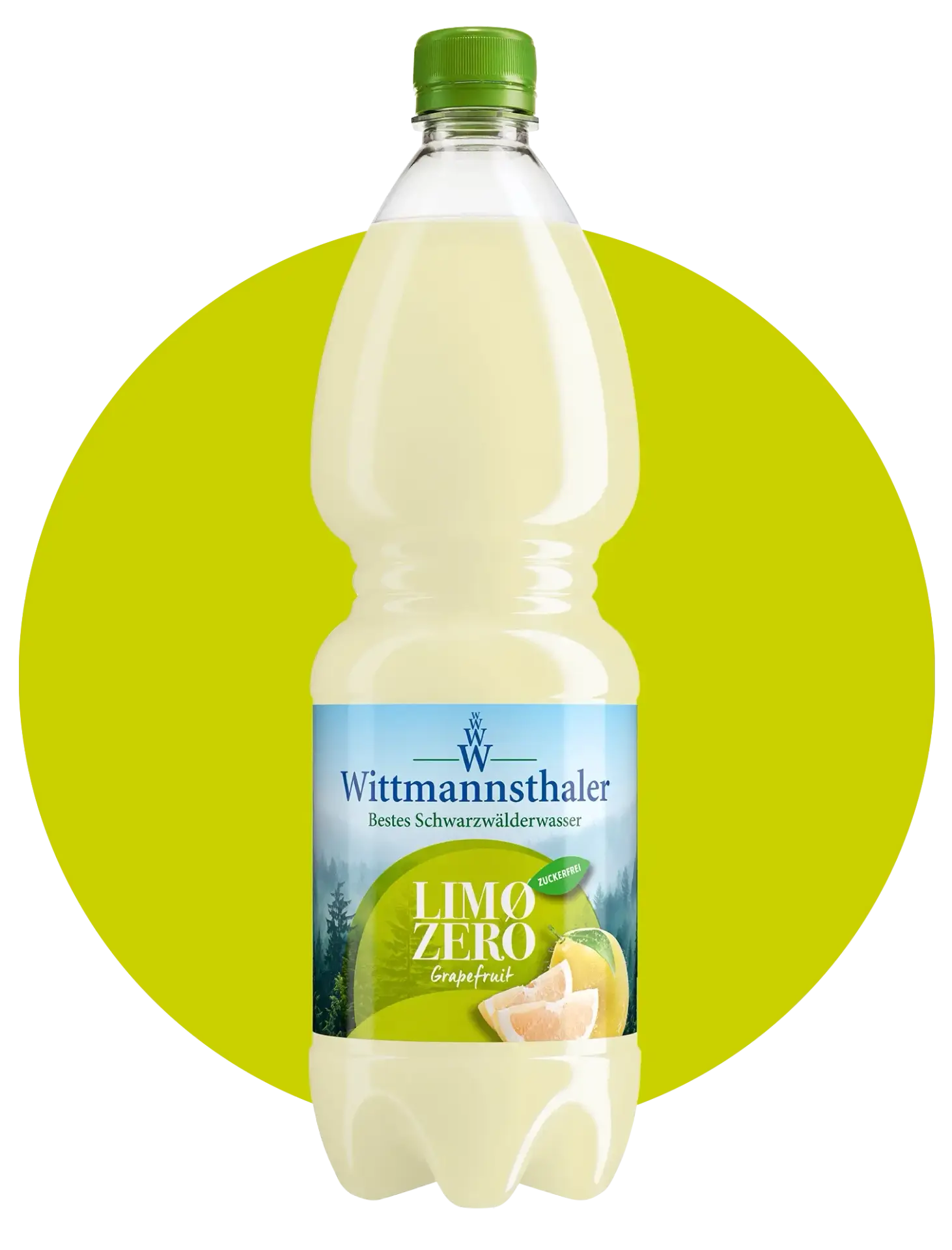 Wittmannsthaler Limø Zero Grapefruit, 1,0-Liter-PET-Flasche
